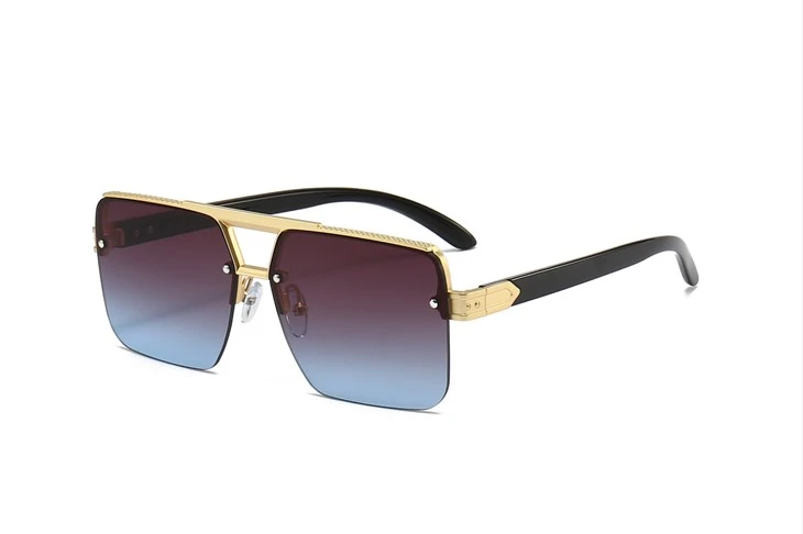 Metal Square Sunglasses
