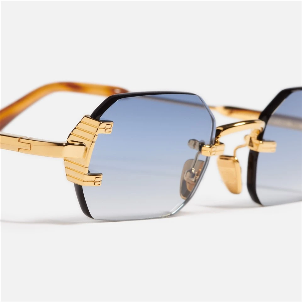 Rimless Sunglasses Rectangular